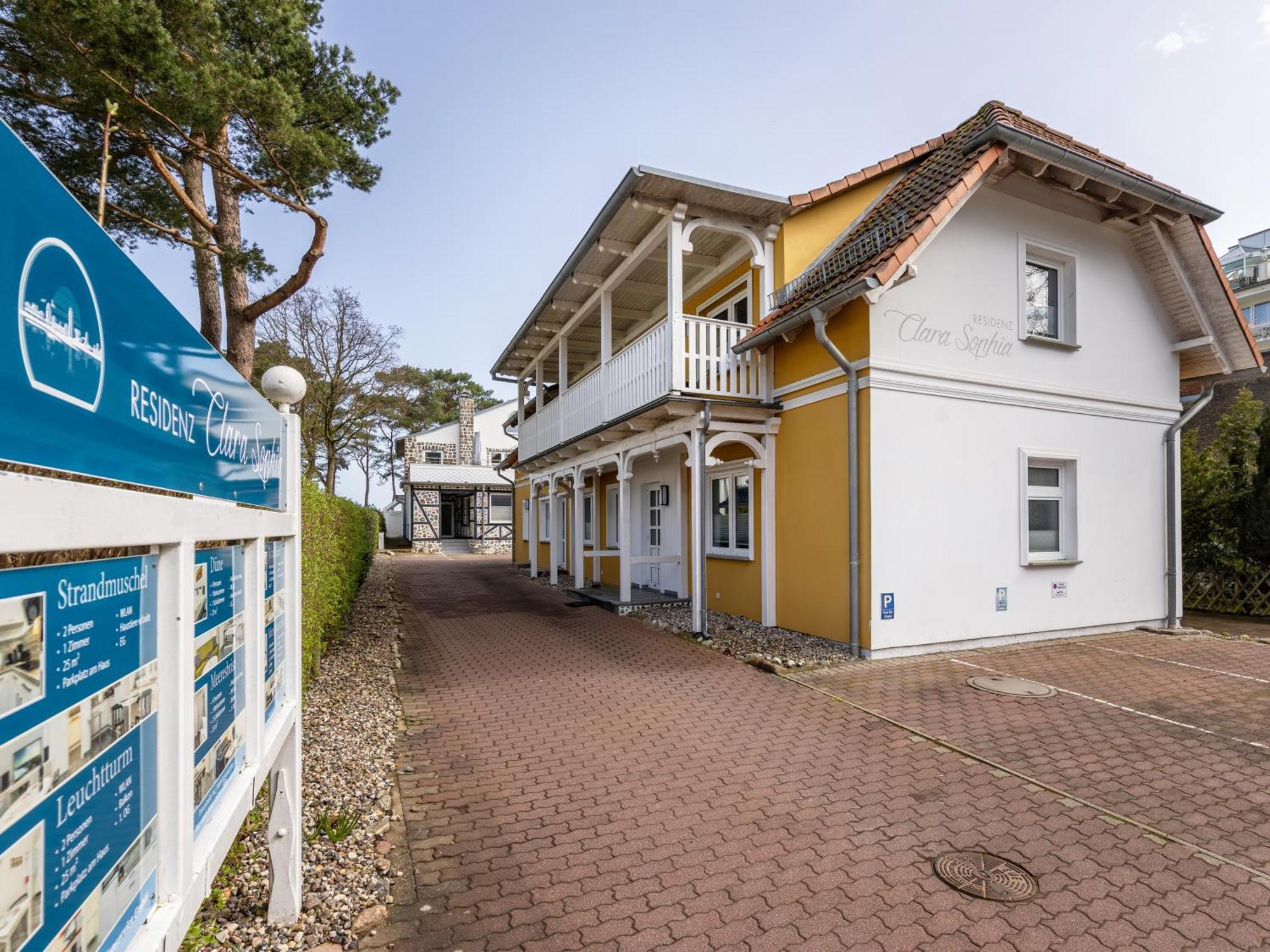 Ferienwohnung Meeresbrise In Der Residenz Clara Sophia Binz Exteriör bild